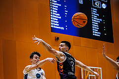 Basketball, Basketball Zweite Liga 2024/25, Grunddurchgang 3.Runde, Vienna Timberwolves, Vienna United, Jakob Konzet (5)