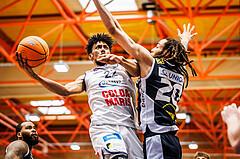 Basketball, win2day Basketball Superliga 2024/25, Playoffs Halbfinale 2. Spiel
, BBC Nord Dragonz, Gmunden Swans, Jalen Green (22)