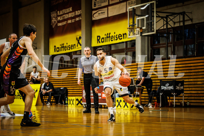 Basketball, Basketball Zweite Liga 2022/23, Grunddurchgang 18.Runde, Mattersburg Rocks, Vienna United, Jordis Ortega (5)