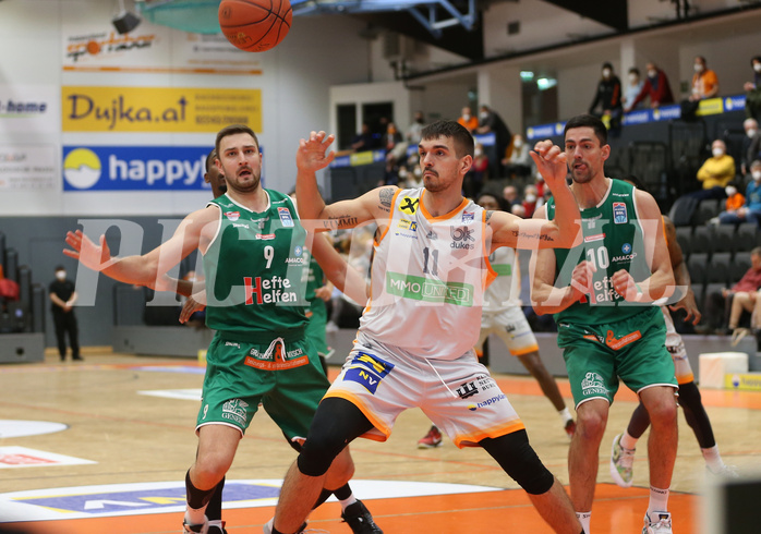 Basketball Superliga 2021/22, Grunddurchgang 10.Runde Klosterneuburg Dukes vs. Kapfenberg Bulls


