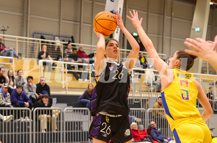 Basketball Damen Superliga 2023/24, Grunddurchgang 9.Runde SKN St. Pölten vs. Vienna United