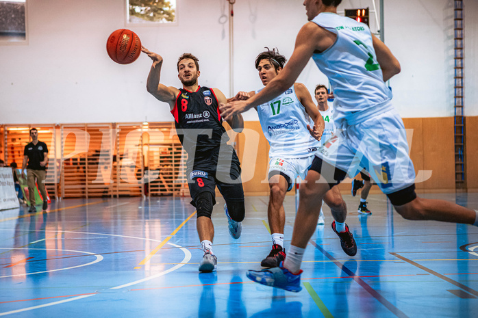 Basketball, Austria Cup 2022/23, 3.Vorrunde, Union Deutsch Wagram Alligators, Mistelbach Mustangs, Maximilian Girschik (9), Armin Karian (17)