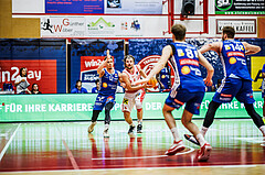 Basketball, Win2Day Superliga 2024/25, Playoffs, Halbfinale Spiel 2, Traiskirchen Lions, Oberwart Gunners, Moritz Lanegger-Rest (8)
