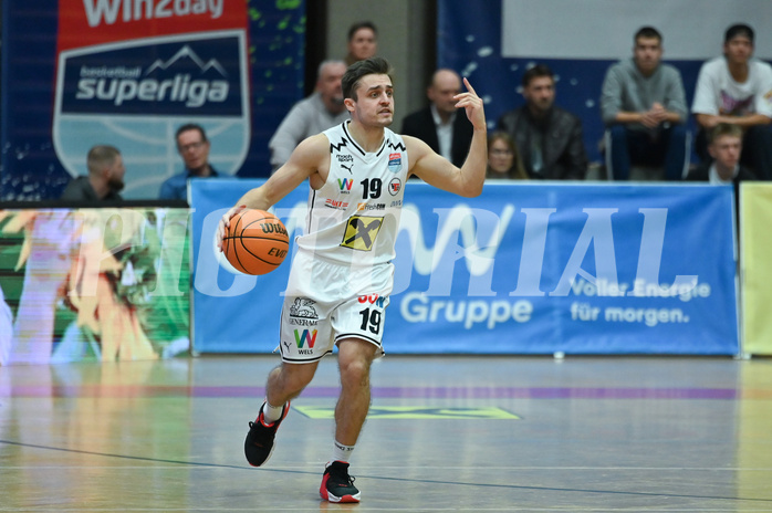 Basketball, Superliga 2023/24, Grunddurchgang 22. Runde, Flyers Wels vs. Vienna Timberwolves,
