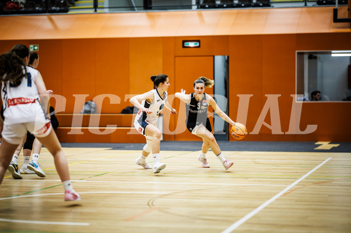 Basketball, Win2Day Basketball Damen Superliga 2024/25, Grunddurchgang 14.Runde, Vienna Timberwolves, Basket Flames, Lisa Ganhör (9)