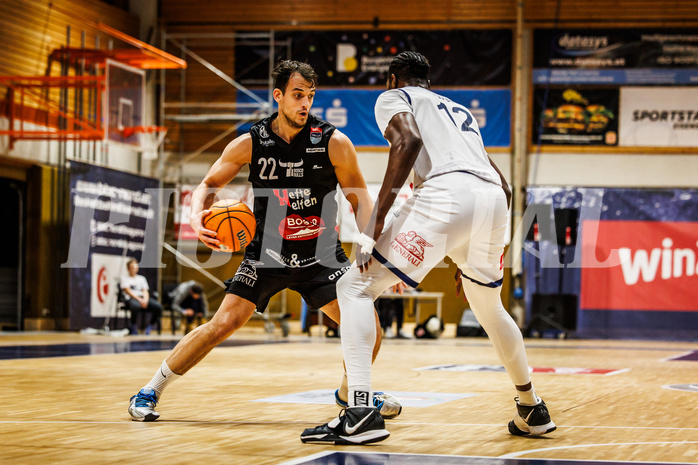 Basketball, win2day Basketball Superliga 2024/25, Grunddurchgang Runde 15, BBC Nord Dragonz, Kapfenberg Bulls, Nemanja Krstic (22)