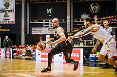 Basketball, bet-at-home Basketball Superliga 2020/21, Grunddurchgang 17.Runde, BC Vienna, Flyers Wels, Christian Von Fintel (27)
