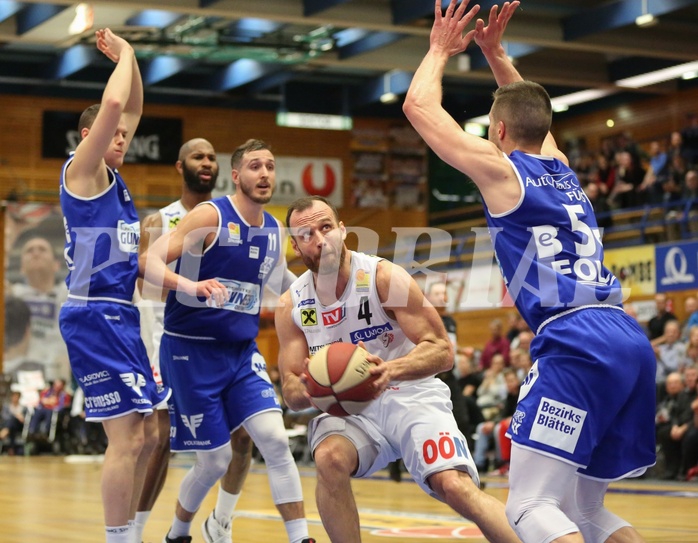 Basketball ABL 2018/19, Grunddurchgang 25.Runde Gmunden Swans vs. Oberwart Gunners


