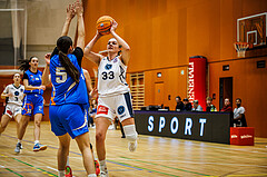 Basketball, Win2Day Basketball Damen Superliga 2023/24, Grunddurchgang 2.Runde, Vienna Timberwolves, DBB LZ OÖ, Lea Feitl (33)