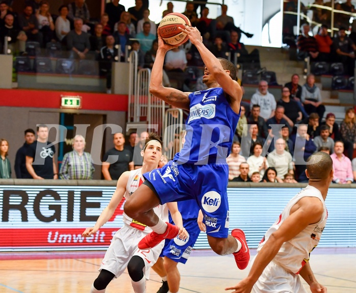 Basketball ABL 2017/18 Grunddurchgang 30. Runde Flyers Wels vs Oberwart Gunners