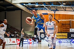 Basketball, Admiral Basketball Superliga 2019/20, Grunddurchgang 6.Runde, Oberwart Gunners, St. Pölten, Philip Jalalpoor (5)
