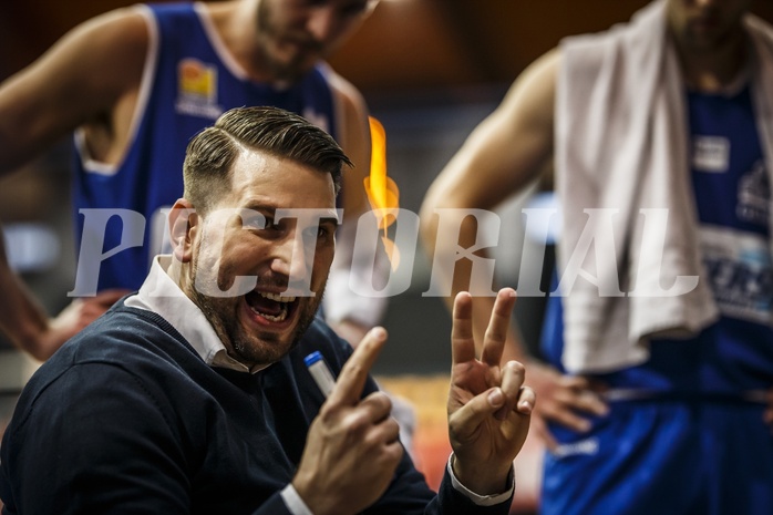 Basketball, ABL 2018/19, Grunddurchgang 30.Runde, BC Vienna, Oberwart Gunners, Horst Leitner (Coach)