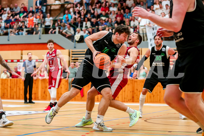 Basketball Zweite Liga 2023/24, Playoff, Finale Spiel 3 Mistelbach Mustangs vs. Union Deutsch Wagram


