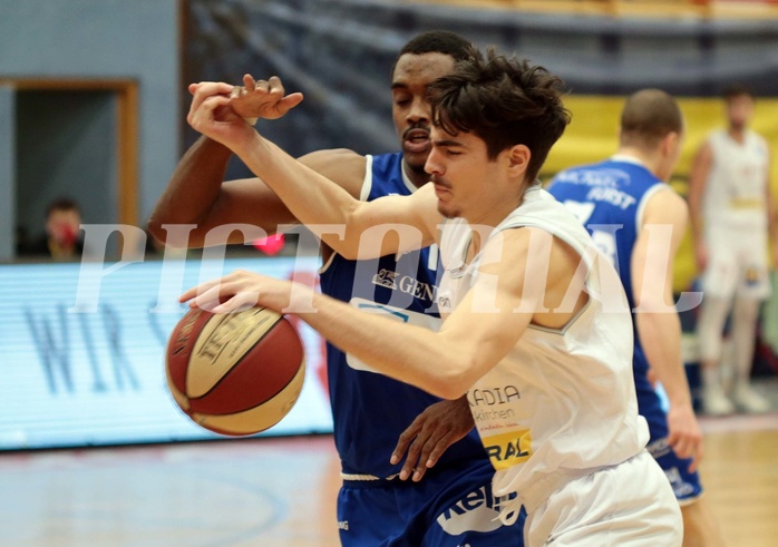 Basketball Superliga 2020/21,  Grunddurchgang 9.Runde, Traiskirchen Lions vs. Oberwart Gunners