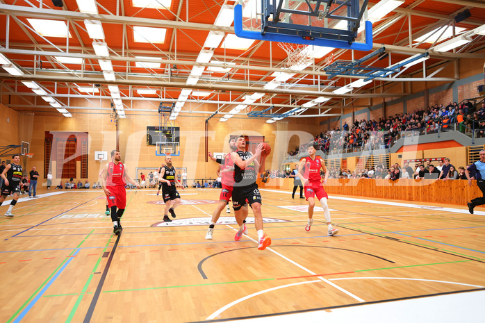 Basketball Zweite Liga 2022/23, Playoff, Semifinale Spiel 1 Mistelbach Mustangs vs. Mattersburg Rocks


