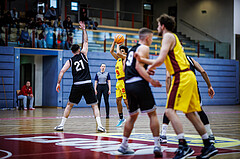 Basketball, Basketball Zweite Liga 2024/25, Grunddurchgang 19.Runde, Traiskirchen Lions NexGen, Wörthersee Piraten, Obinna Ndukwe (2)