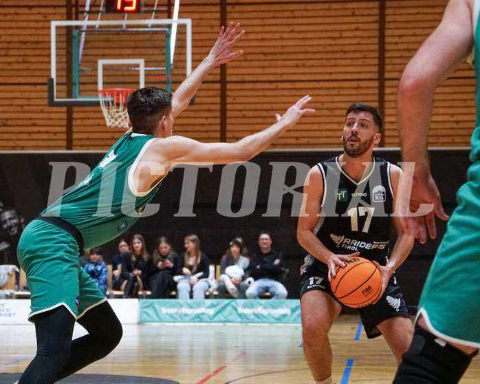 Basketball Zweite Liga 2023/24, Grunddurchgang 7.Runde Tirol Raiders vs KOS Celovec

