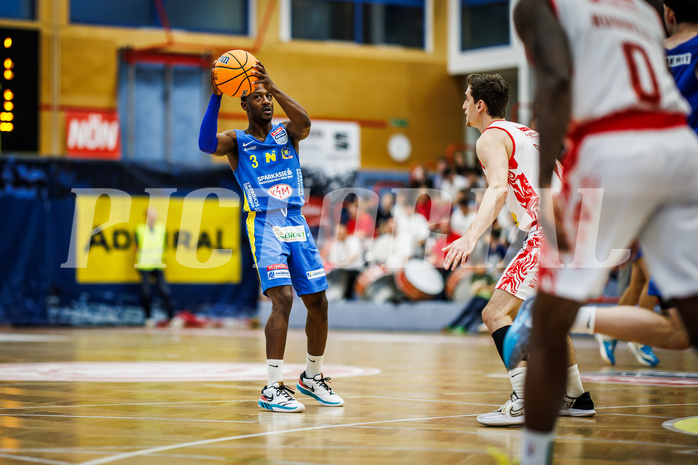 Basketball, Win2Day Superliga 2024/25, Grunddurchgang 4.Runde, Traiskirchen Lions, St. Pölten, Richard Williams Jr. (3)