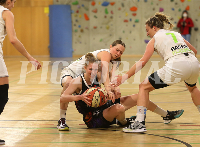 Basketball Damen Superliga 2021/22, Grunddurchgang 8.Runde Basket Flames vs. Vienna United


