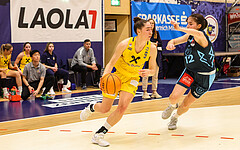 Basketball Damen Superliga 2023/24, Grunddurchgang 7.Runde SKN St. Pölten vs. Vienna Timberwolves


