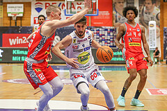 Basketball Superliga 2023/24, 7.Plazierungsrunde Gmunden Swans vs. Traisirchen Lions


