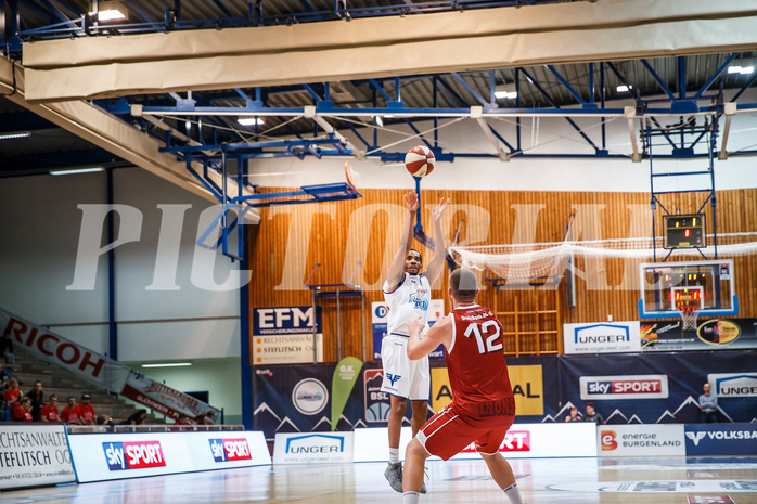 Basketball, Admiral Basketball Superliga 2019/20, Grunddurchgang 8.Runde, Oberwart Gunners, Traiskirchen Lions, Lawrence Alexander (6)