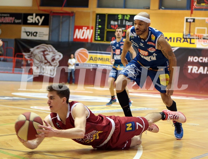 Basketball ABL 2015/16 Grunddurchgang 21.Runde Traiskirchen Lions vs. Kapfenberg Bulls