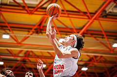 Basketball, win2day Basketball Superliga 2024/25, Grunddurchgang Runde 21
, BBC Nord Dragonz, BC Vienna, Lukas Hahn (25)
