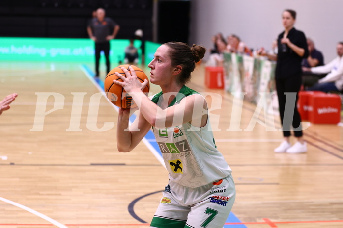 03.02.2024, Graz, Raiffeisen Sportpark, Basketball Damen Superliga 2023/24, Grunddurchgang 11.Runde, UBI Holding Graz - BK Raiffeisen Duchess Klosterneuburg ,  
