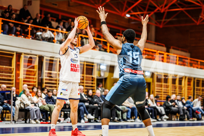 Basketball, win2day Basketball Superliga 2023/224, Qualifikationsrunde Spiel 2, BBC Nord Dragonz, Vienna Timberwolves, Dogus Demirel (23)