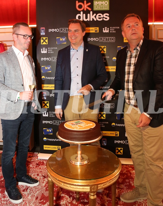 Basketball BSL 2019/20, Pressekonferenz BK IMMOunited Dukes vs. 


