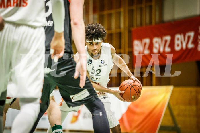 Basketball, Basketball Zweite Liga, Grunddurchgang 12.Runde, BBC Nord Dragonz, Mattersburg Rocks, Kyran Jordan Mc Clure (13)