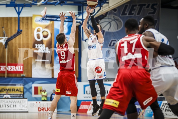Basketball, ABL 2018/19, Playoff VF Spiel 1, Oberwart Gunners, BC Vienna, Hayden Thomas Lescault (11)
