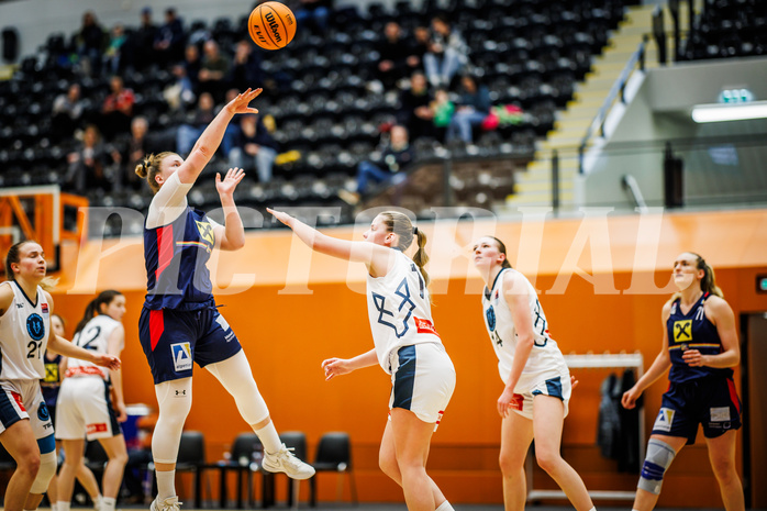 Basketball, Win2Day Basketball Damen Superliga 2023/24, Grunddurchgang 14.Runde, Vienna Timberwolves, SKN St. Pölten, Nina Krisper (11)