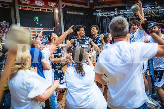 Basketball, Win2Day Superliga 2022/23, Playoff, Finale Spiel 4, BC Vienna, Gmunden Swans, 