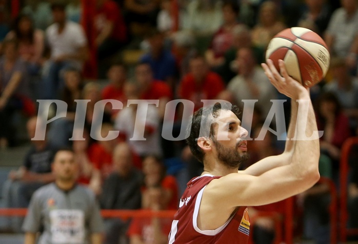 Basketball ABL 2015/16 Grunddurchgang 35.Runde Traiskirchen Lions vs. WBC Wels