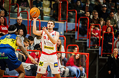 Basketball, win2day Basketball Superliga 2024/25, Grunddurchgang 18.Runde, Traiskirchen Lions, UBSC Graz, Aleksej Kostic (6)