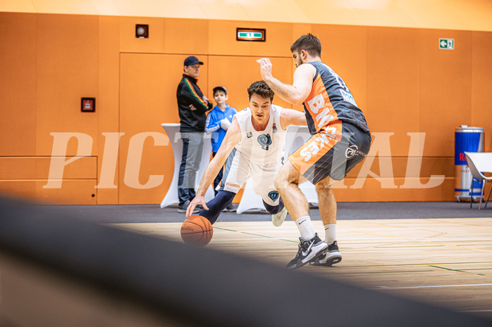 Basketball, Win2Day Superliga 2022/23, Grunddurchgang 13.Runde, Vienna Timberwolves, BK IMMOunited Dukes, Philipp D’Angelo (9)