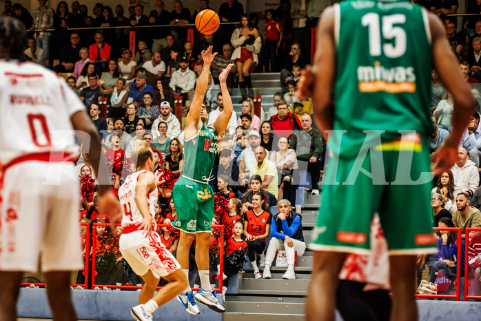 Basketball, win2day Basketball Superliga 2024/25, Grunddurchgang 1.Runde, Traiskirchen Lions, Kapfenberg Bulls, 