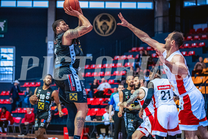 Basketball, Win2Day Superliga 2022/23, 1. Platzierungsrunde, BC Vienna, Flyers Wels, Donovan Smith (1)