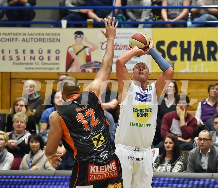 Basketball ABL 2015/16 Grunddurchgang 19.Runde Gmunden Swans vs F