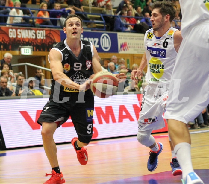 Basketball ABL 2015/16 Grunddurchgang 5.Runde Gmunden Swans vs. Traiskirchen Lions