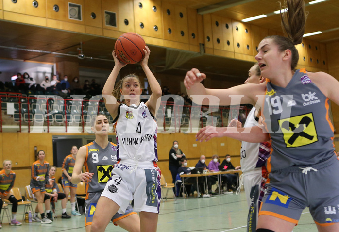 Basketball Damen Superliga 2021/22, Grundducrhgang 11.Runde Vienna United vs. Klosterneuburg Duchess


