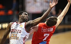 Basketball ABL 2016/17, Playoff VF Spiel 3 BC Vienna vs. WBC Wels


