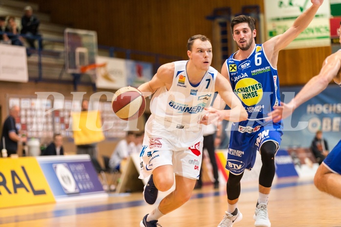Basketball, ABL 2017/18, Grunddurchgang 13.Runde, Oberwart Gunners, Gmunden Swans, Sebastian Käferle (7) Basketball, ABL 2017/18, Grunddurchgang 13.Runde, Oberwart Gunners, Gmunden Swans, Sebastian Käferle (7)