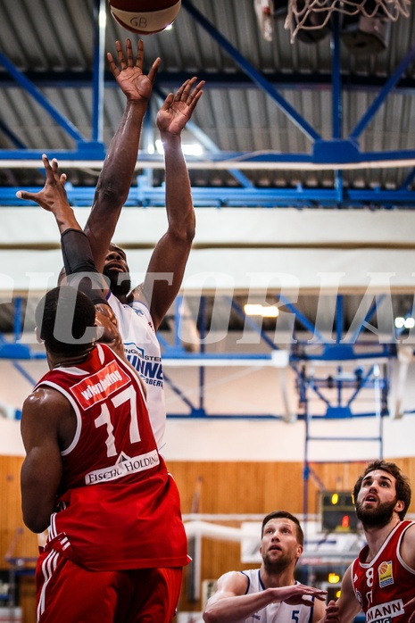 Basketball, ABL 2018/19, Playoff VF Spiel 2, Oberwart Gunners, BC Vienna, Christopher Tawiah (14)