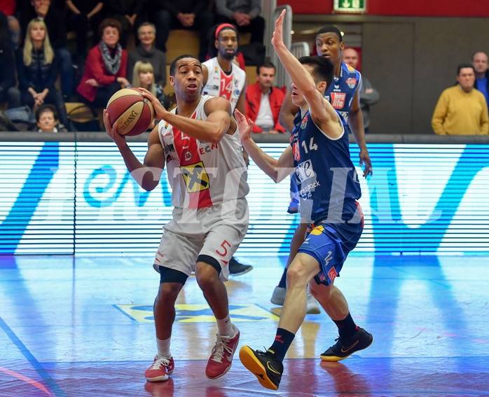 Basketball ABL 2017/18, Grunddurchgang 25.Runde Gmunden Swans vs. Traiskirchen Lions