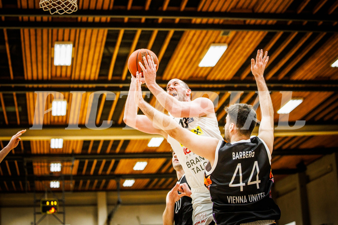 Basketball, Basketball Zweite Liga 2022/23, Grunddurchgang 18.Runde, Mattersburg Rocks, Vienna United, Corey Hallett (13)