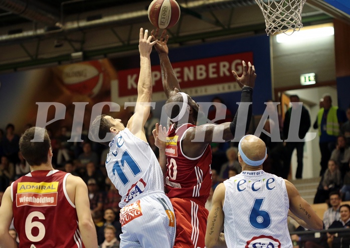 Basketball ABL 2015/16 Grunddurchgang 24.Runde Kapfenberg Bulls vs BC Vienna