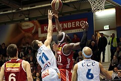 Basketball ABL 2015/16 Grunddurchgang 24.Runde Kapfenberg Bulls vs BC Vienna
